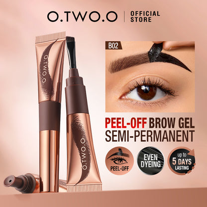 O.TWO.O DYEING WATERPROOF PEEL-OFF EYEBROW TINT