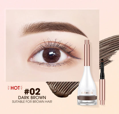 O.TWO.O 4 Colors Eyebrow Cream Long Lasting Waterproof 3D Eye Brow Shaping Gel