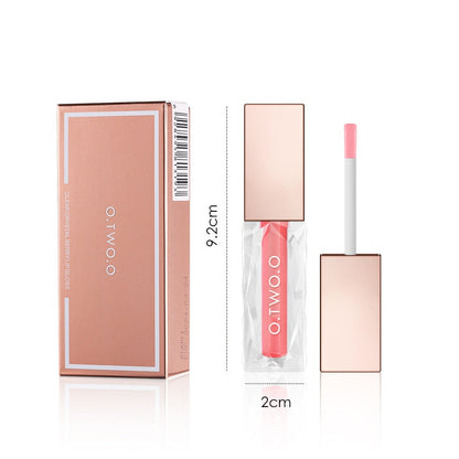 O.TWO.O 5 Colors Light Clear Crystal Berry Lip Gloss Glitter Brighten Plump Lips Jelly Moisturize Lip Gloss