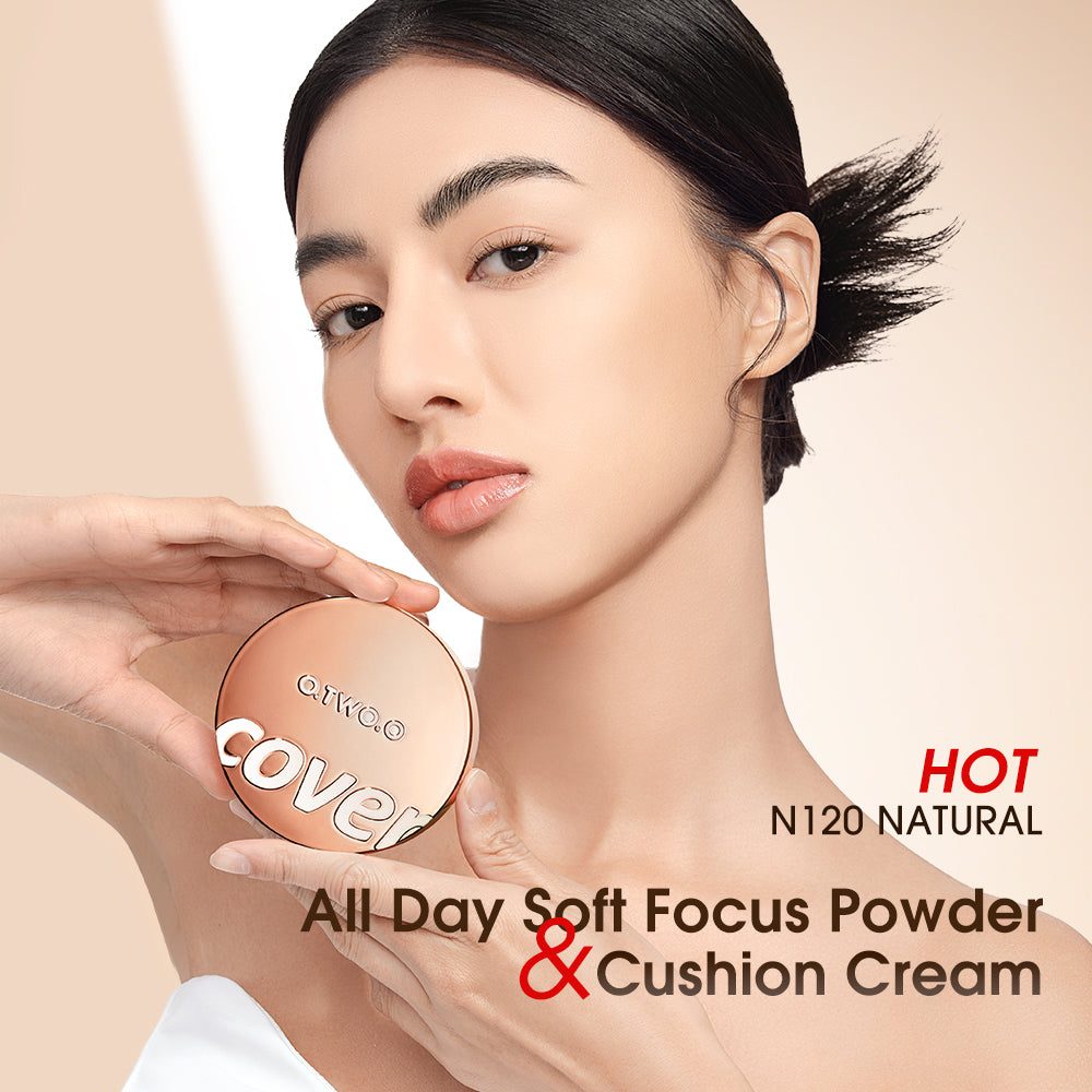 O.TWO.O ALL DAY SOFT FOCUS POWDER & CUSHION CREAM