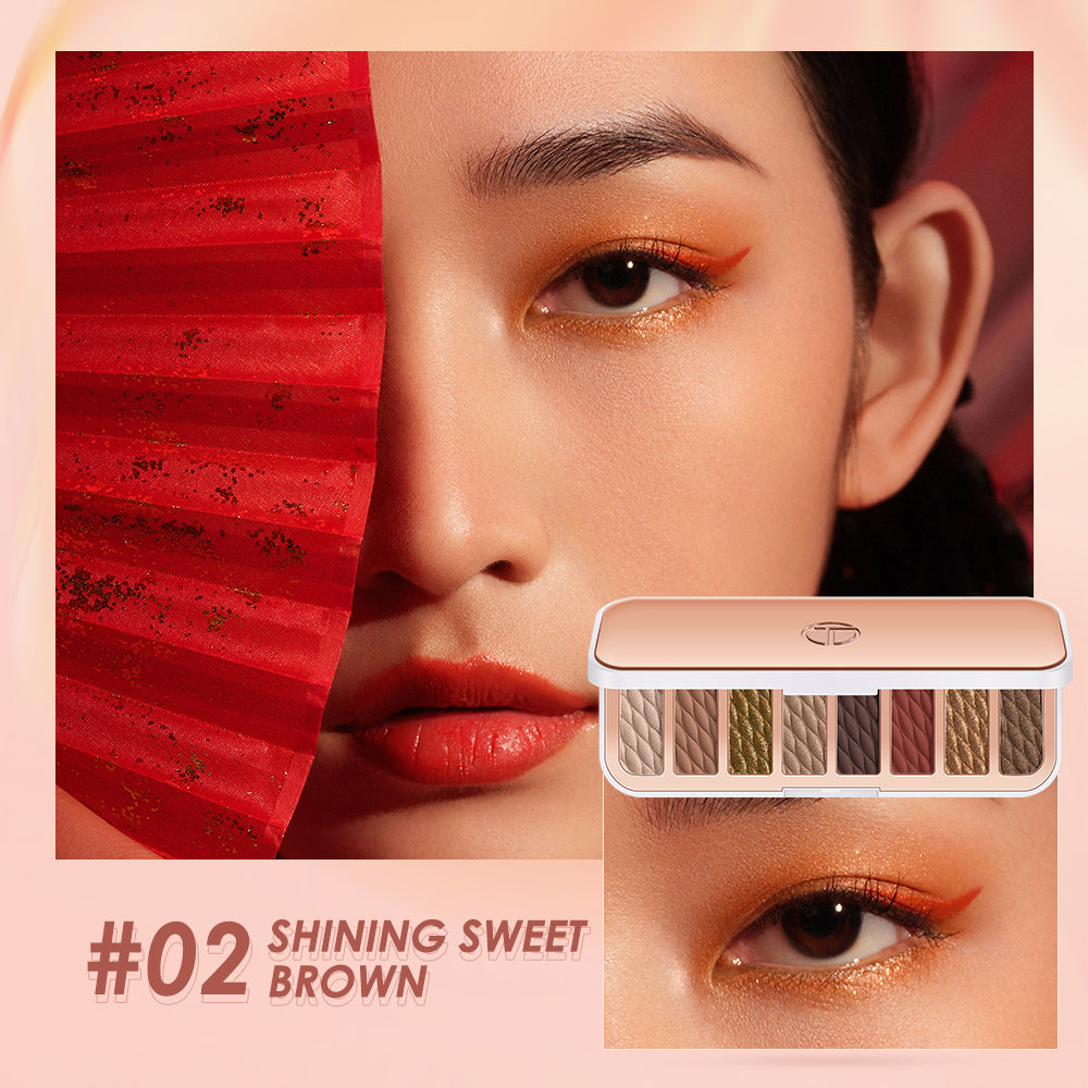 O.TWO.O Luxury Gold 8 Colors Eyeshadow Palette 12 g