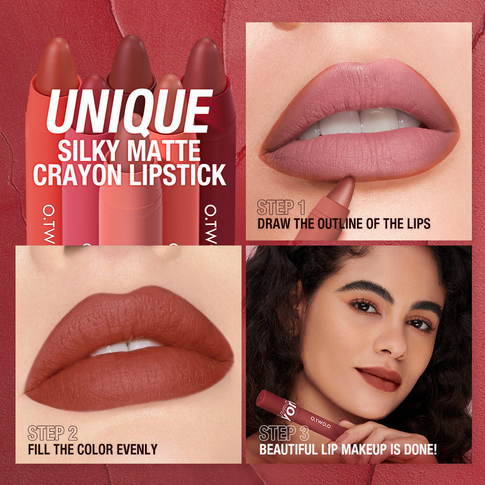 O.TWO.O Creamy Matte Crayon Lip Liner