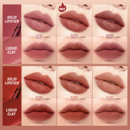 O.TWO.O Waterproof Long Lasting 2 In 1 Matte Lipstick Liquid Lip Gloss Vendor 2 Double-Ended Lip Gloss