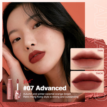 O.TWO.O New Design Velvet Matte High Pigment Texture Lip gloss Waterproof Matte Liquid Lipstick