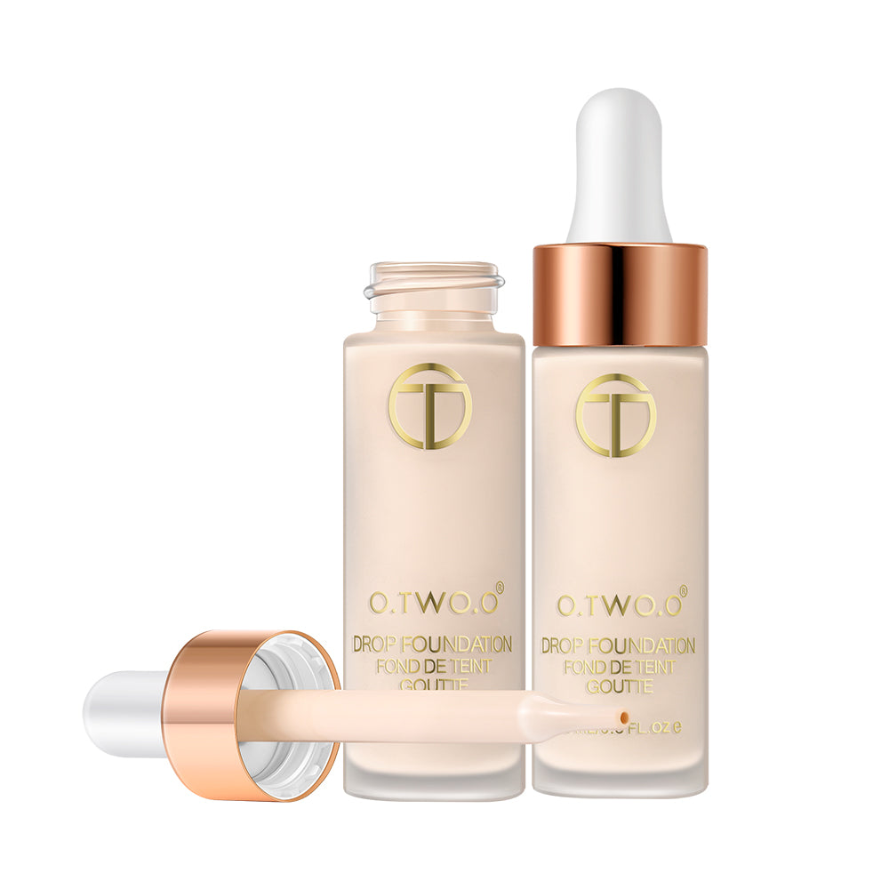 O.TWO.O Brand Makeup Lightweight Oil Control Full Coverage Drop Foundation