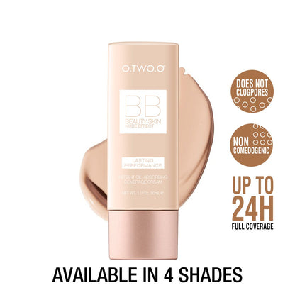 O.TWO.O Nude Effect BB Cream Makeup Face Foundation Cream BB Cream