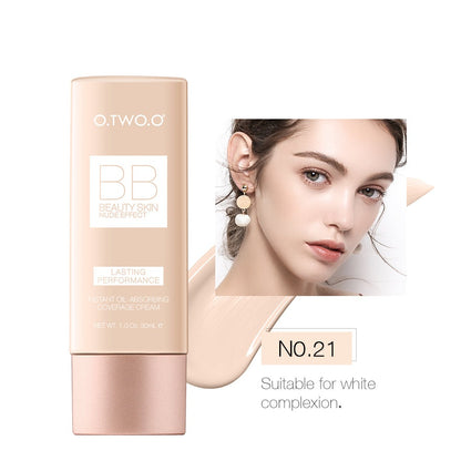 O.TWO.O Nude Effect BB Cream Makeup Face Foundation Cream BB Cream