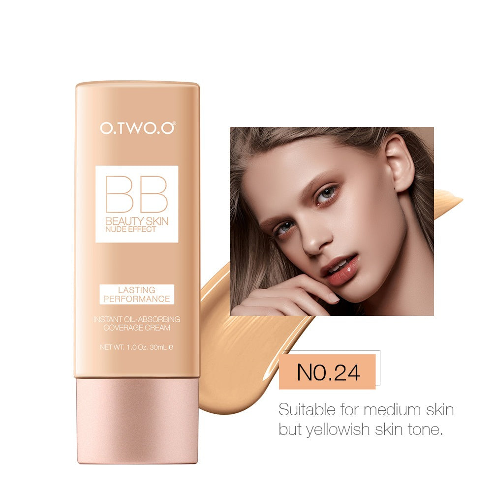 O.TWO.O Nude Effect BB Cream Makeup Face Foundation Cream BB Cream