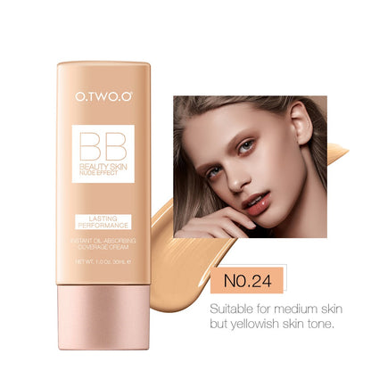 O.TWO.O Nude Effect BB Cream Makeup Face Foundation Cream BB Cream