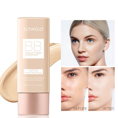 O.TWO.O Nude Effect BB Cream Makeup Face Foundation Cream BB Cream