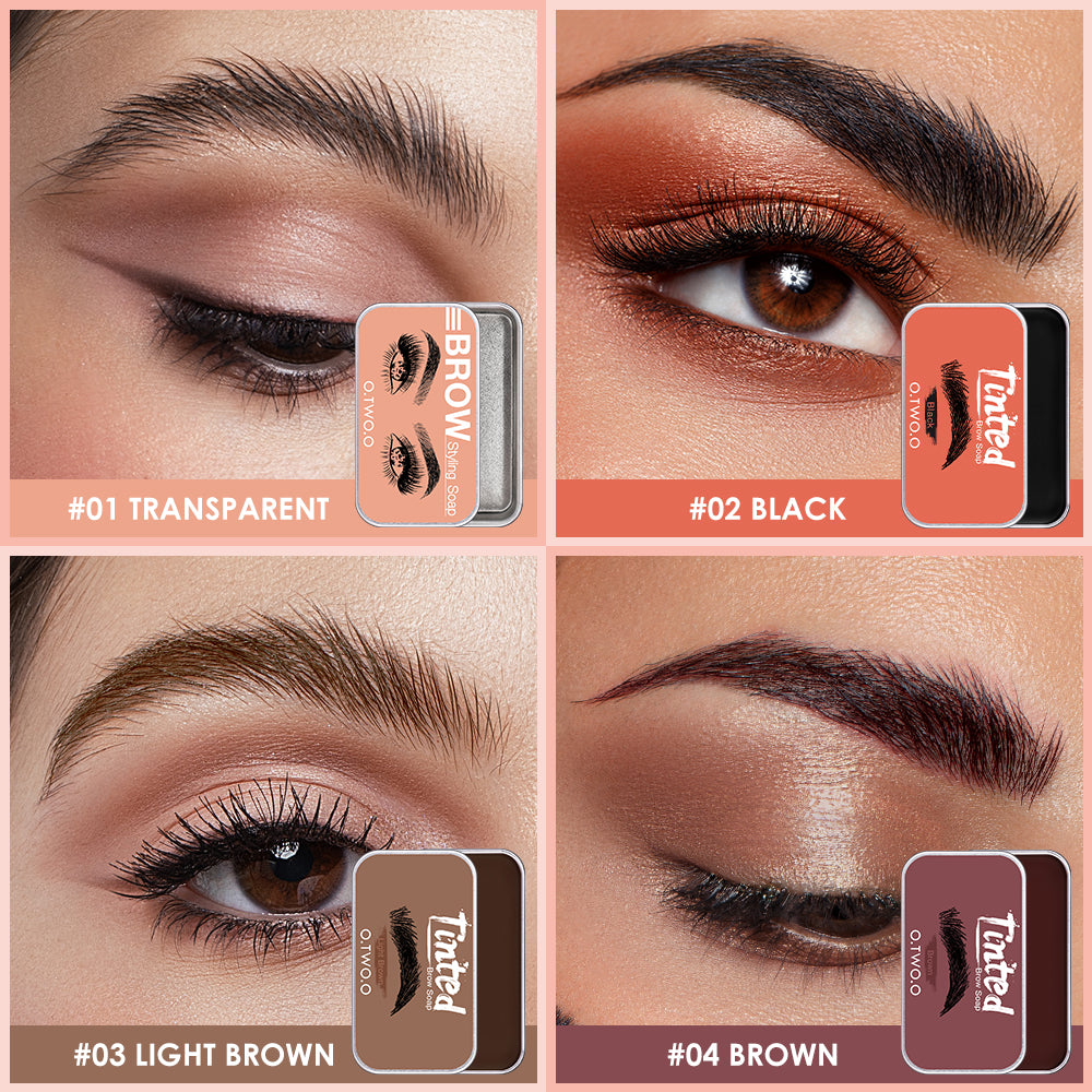 O.TWO.O Makeup Hydrating Long Lasting Eyebrow Enhancers Waterproof Eyebrow Styling Gel Eyebrow with brush