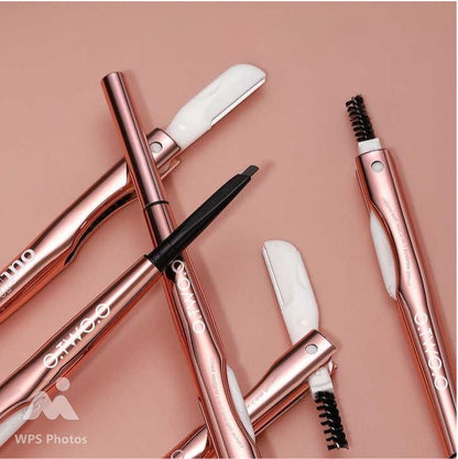 O.TWO.O 3 IN 1 Eyebrow Pen with Eyebrow scraper, brush, eyebrow pencil