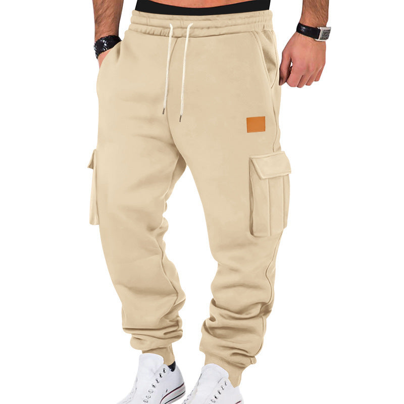 Men's multi-pocket workwear sweatpants