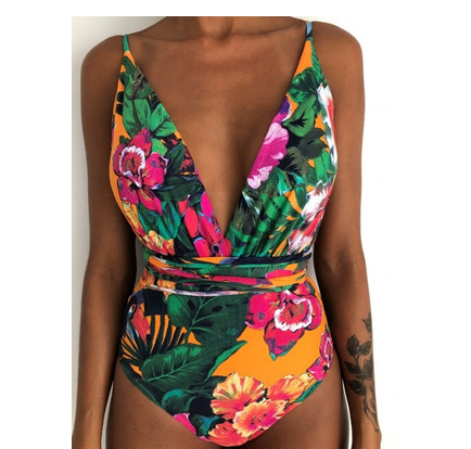 One Piece Swimsuit Backless Monokini Swimwear Women - FashionistaDeal