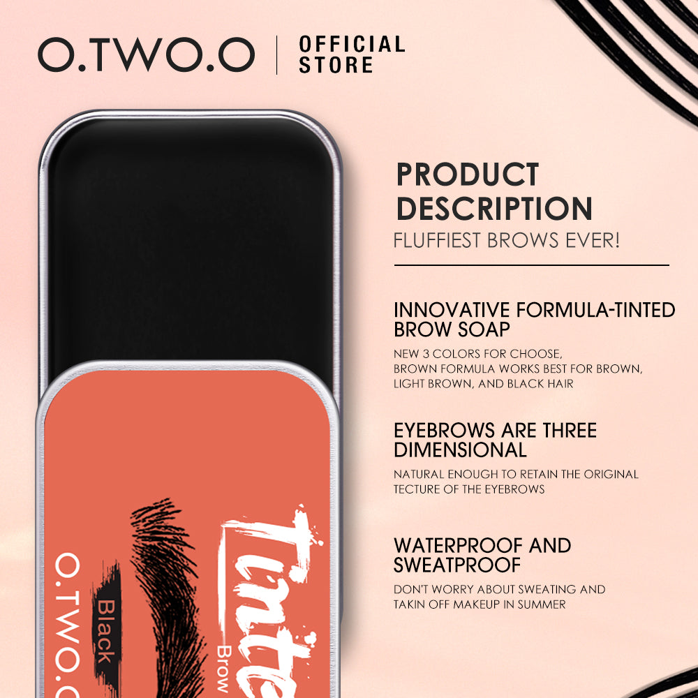 O.TWO.O Makeup Hydrating Long Lasting Eyebrow Enhancers Waterproof Eyebrow Styling Gel Eyebrow with brush