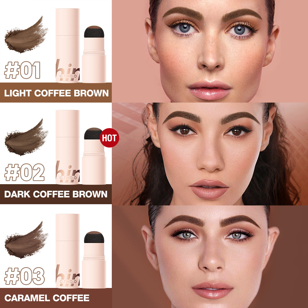 O.TWO.O STAMP LASTING BROWFUN CUSHION EYEBROW POWDER