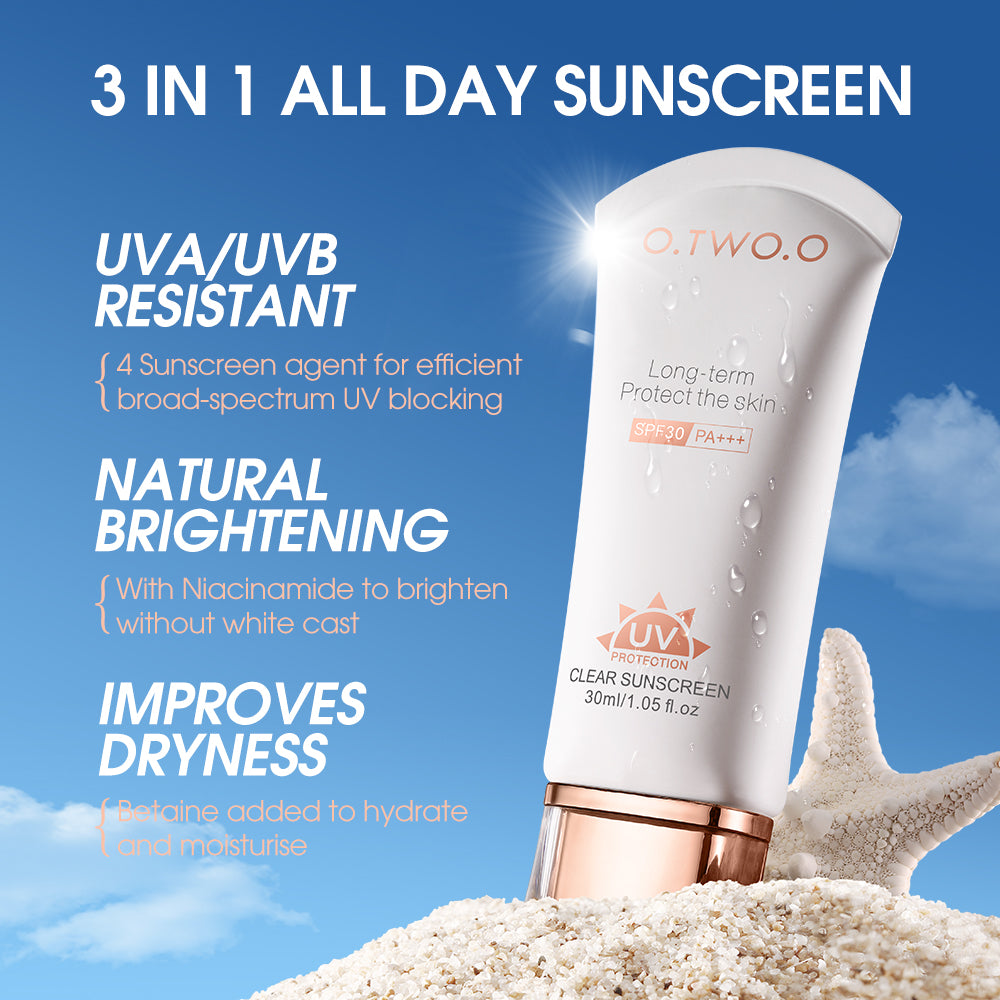 O.TWO.O UV PROTECTION CLEAR SUNSCREEN SPF 30 PA+++