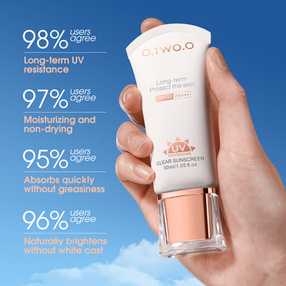 O.TWO.O UV PROTECTION CLEAR SUNSCREEN SPF 30 PA+++