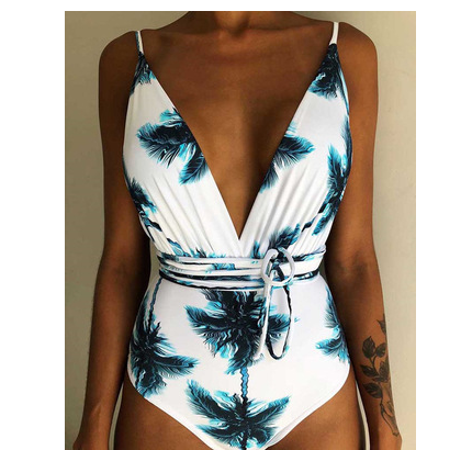 One Piece Swimsuit Backless Monokini Swimwear Women - FashionistaDeal