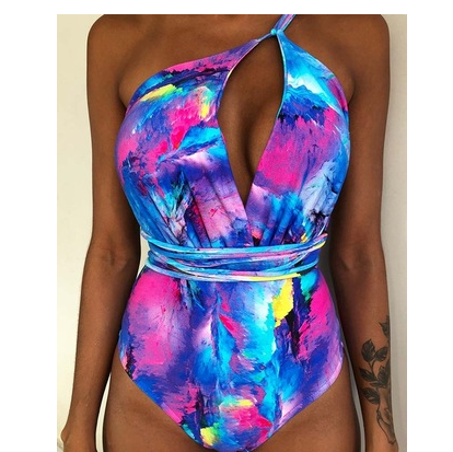 One Piece Swimsuit Backless Monokini Swimwear Women - FashionistaDeal