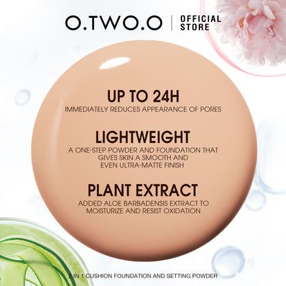 O.TWO.O ALL DAY SOFT FOCUS POWDER & CUSHION CREAM