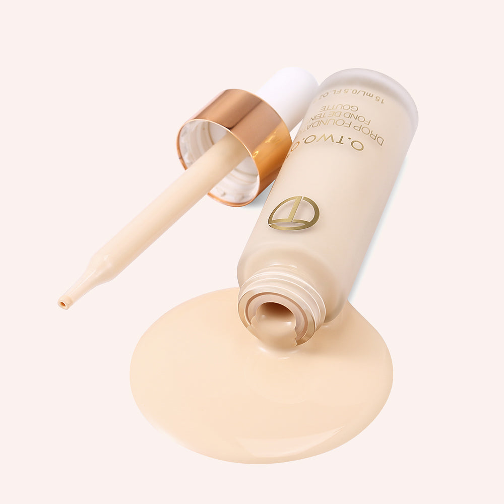 O.TWO.O Brand Makeup Lightweight Oil Control Full Coverage Drop Foundation