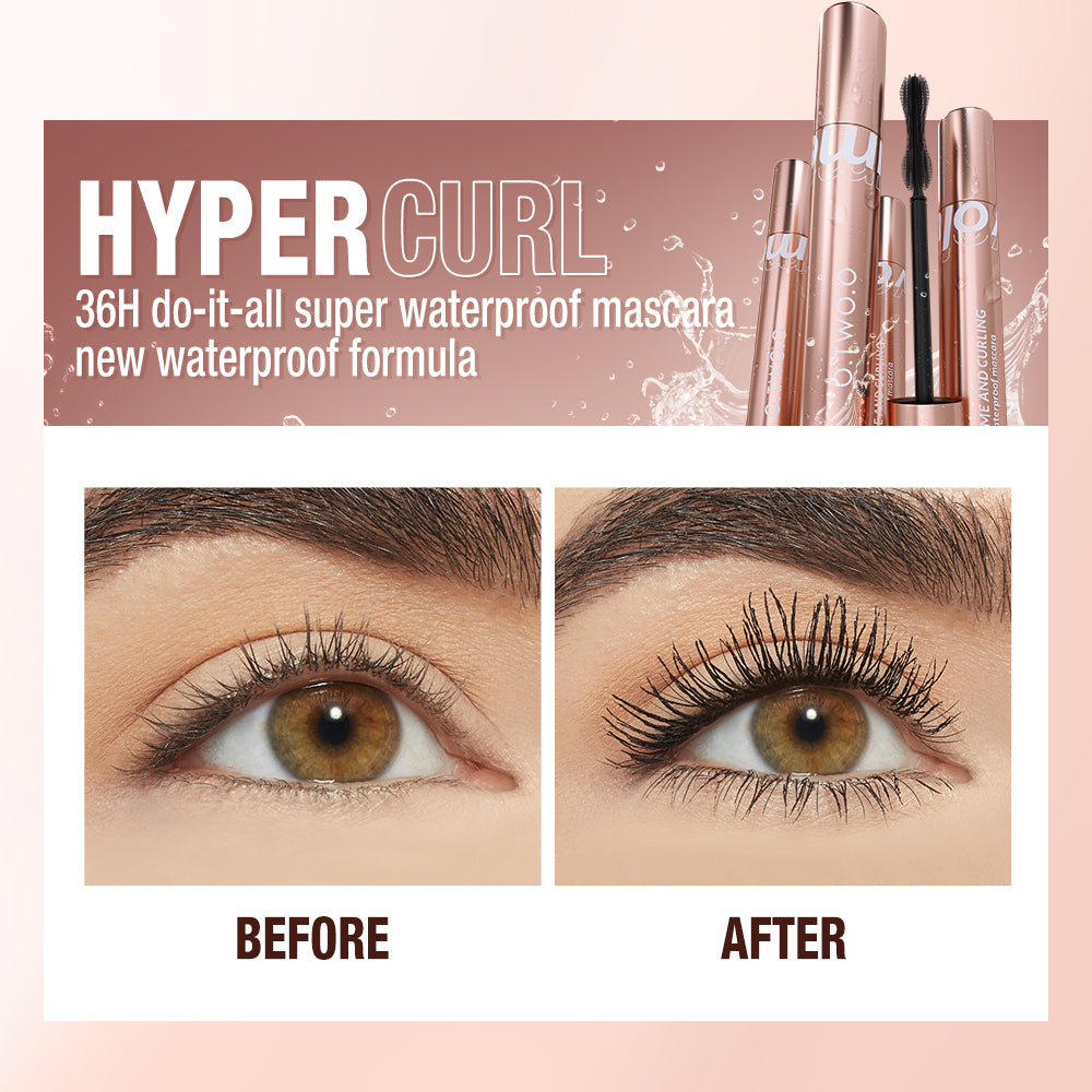 O.TWO.O VOLUME AND CURLING WATERPROOF MASCARA