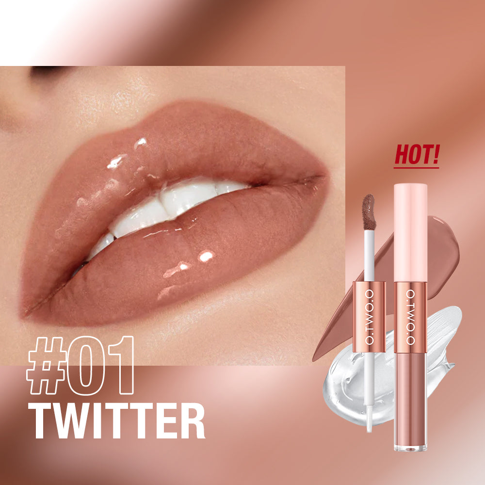 O.TWO.O DOUBLE EFFECT MATTE & GLOSS LIPSTICK