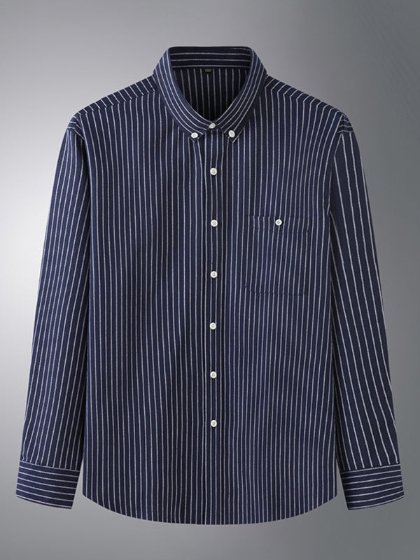 Men's Striped Long Sleeve Shirt