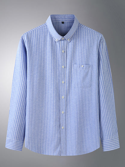 Men's Striped Long Sleeve Shirt