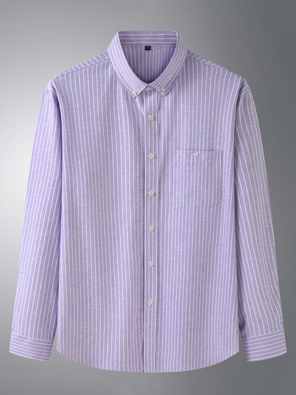 Men's Striped Long Sleeve Shirt