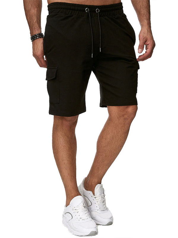 Men's Short Sports Overalls Multi-Pocket Shorts