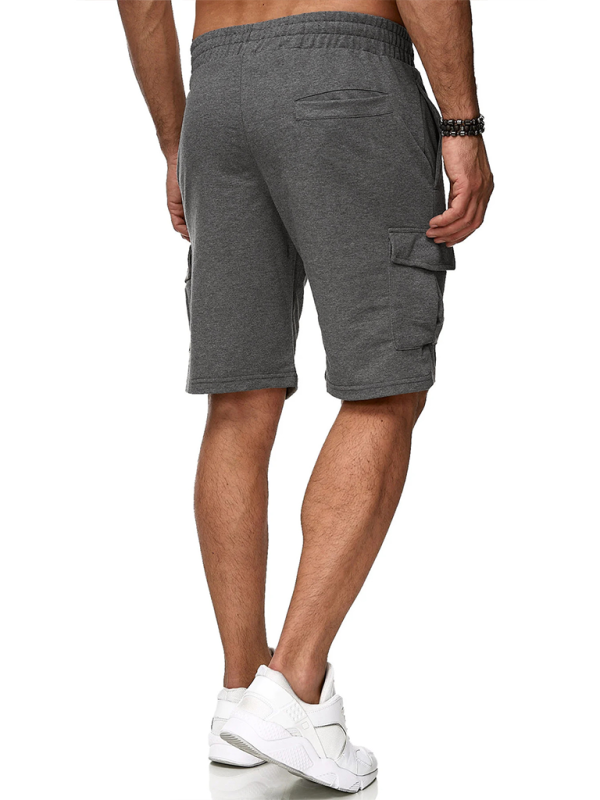 Men's Short Sports Overalls Multi-Pocket Shorts