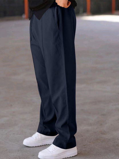 Men's loose straight sports pants