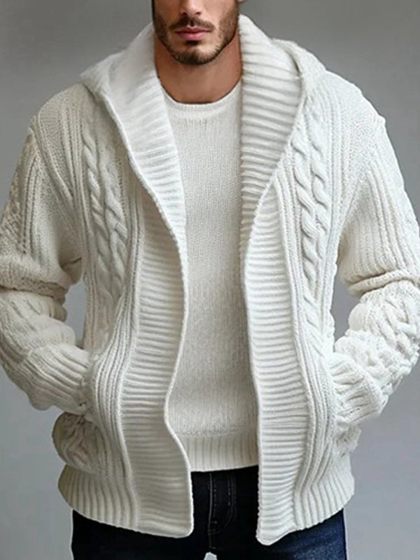 Men's twisted cardigan