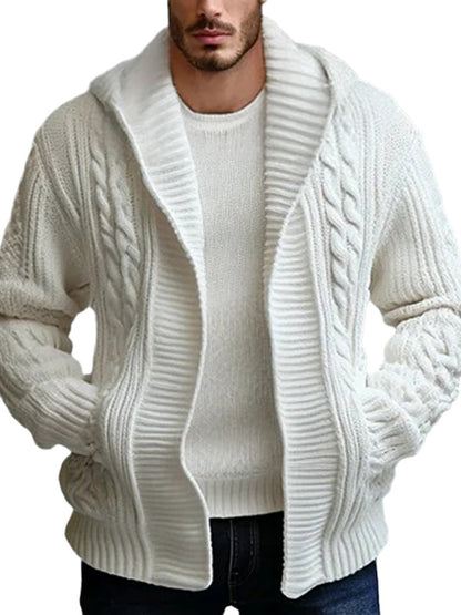 Men's twisted cardigan