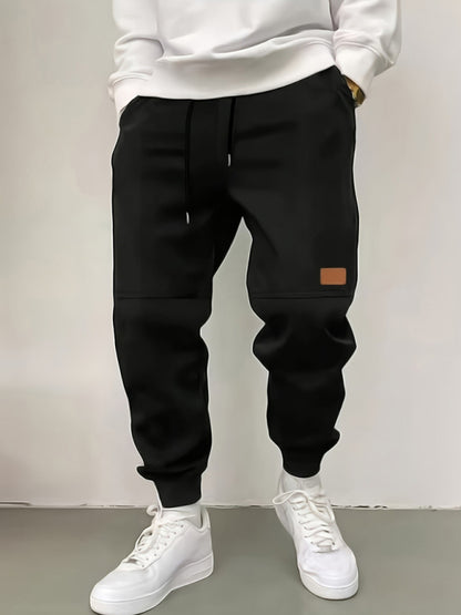 Men's casual cuff trousers