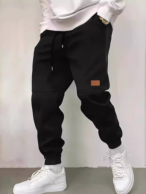 Men's casual cuff trousers