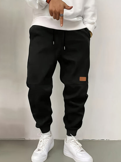 Men's casual cuff trousers