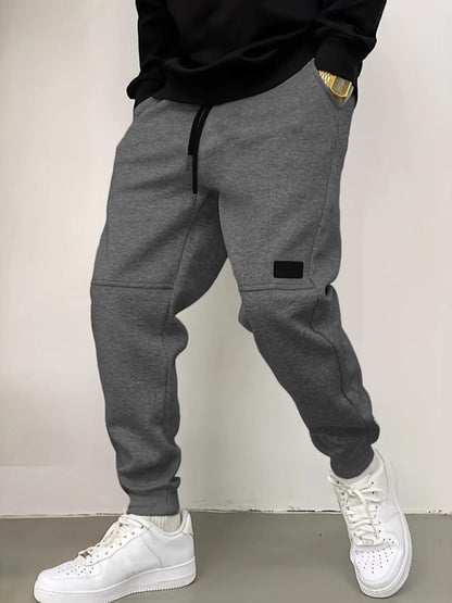 Men's casual cuff trousers