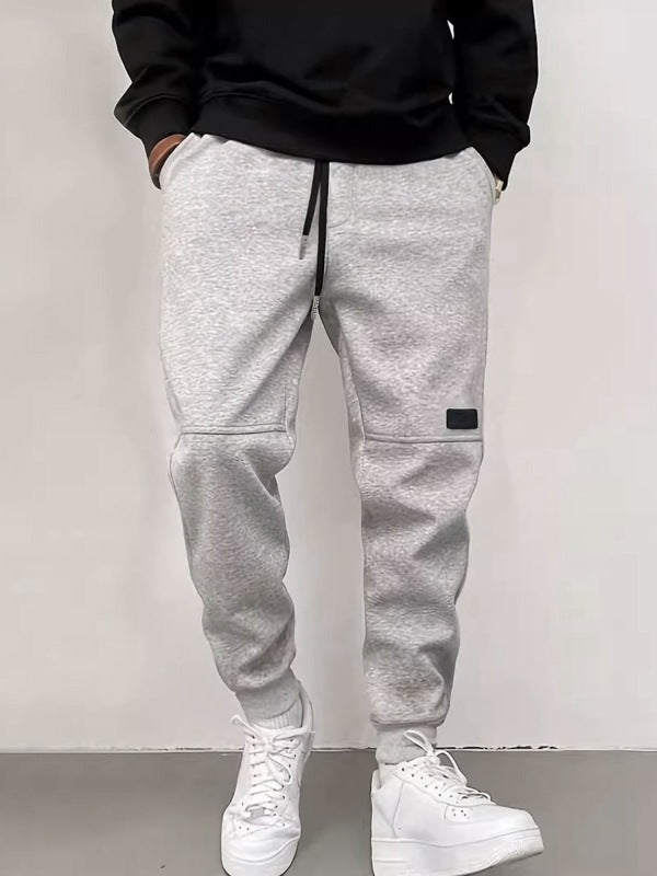 Men's casual cuff trousers