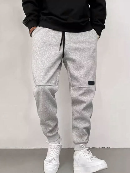 Men's casual cuff trousers