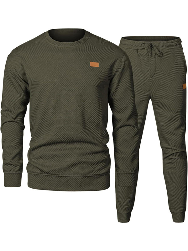 Men's crew neck suit