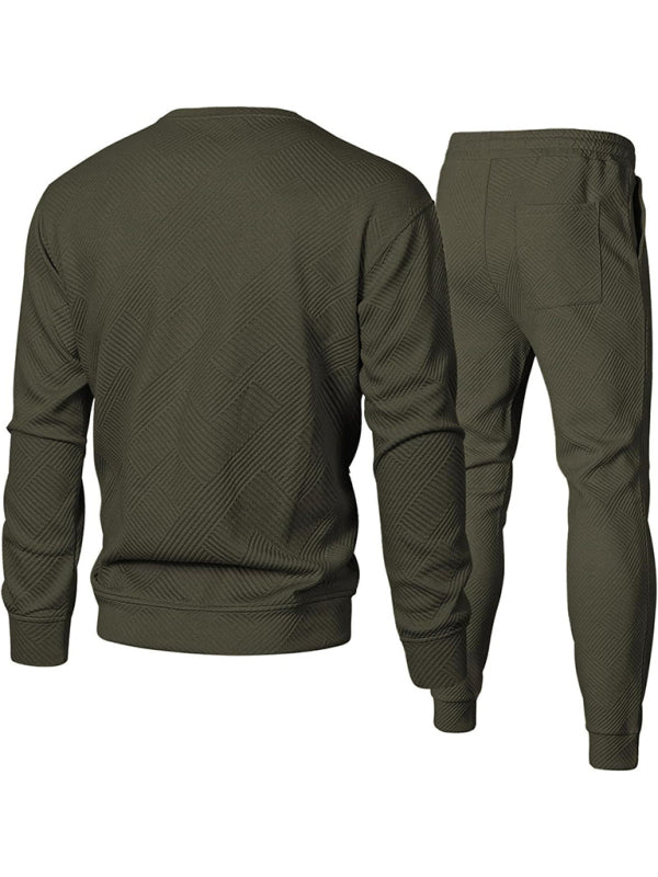 Men's crew neck suit