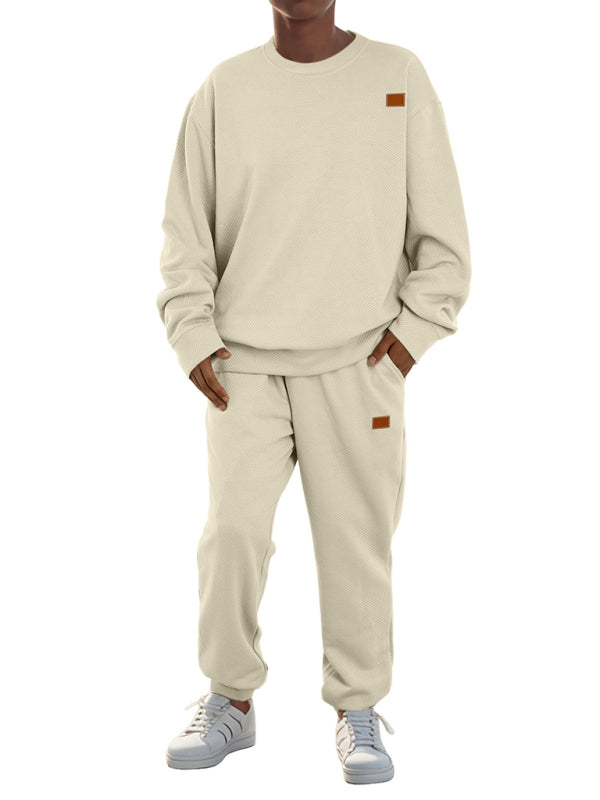 Men's crew neck suit