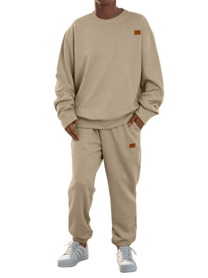 Men's crew neck suit