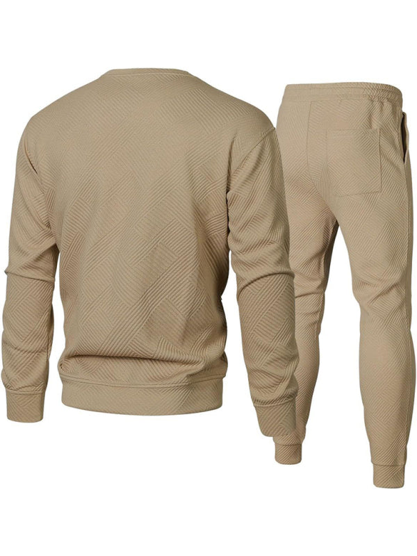 Men's crew neck suit