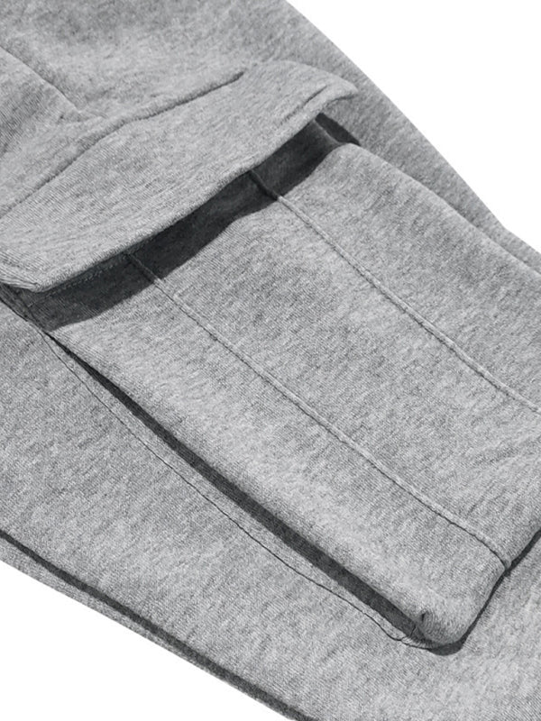 Men's multi-pocket workwear sweatpants