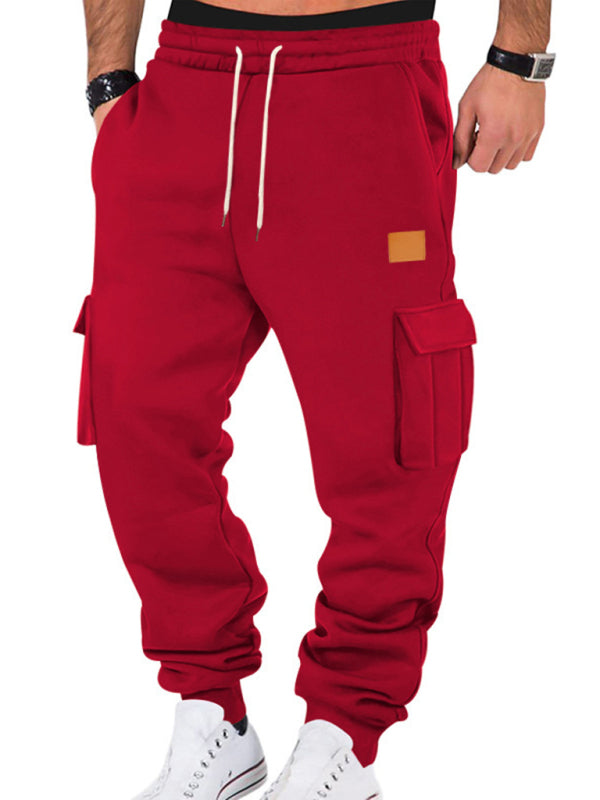 Men's multi-pocket workwear sweatpants