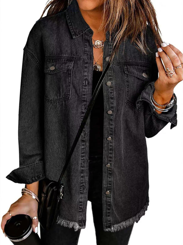 Women's Denim Shirt Jacket